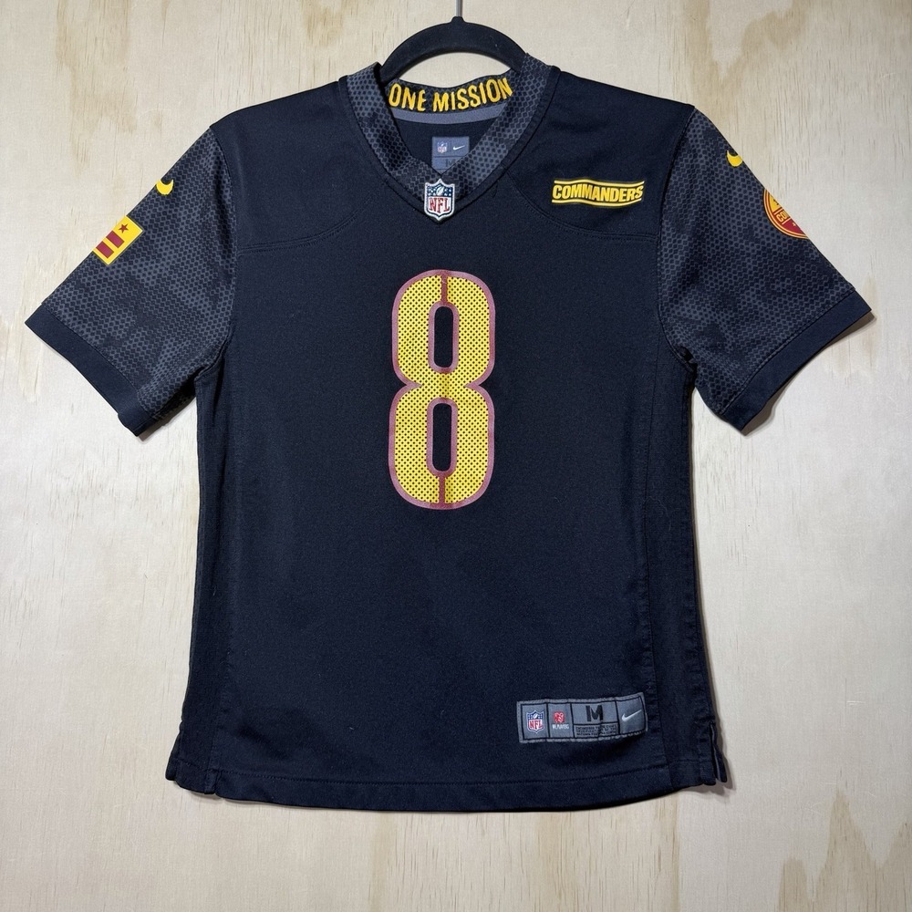 Nike Washington Commanders Robinson Jr #8 Jersey Youth Medium Black‎ NFL